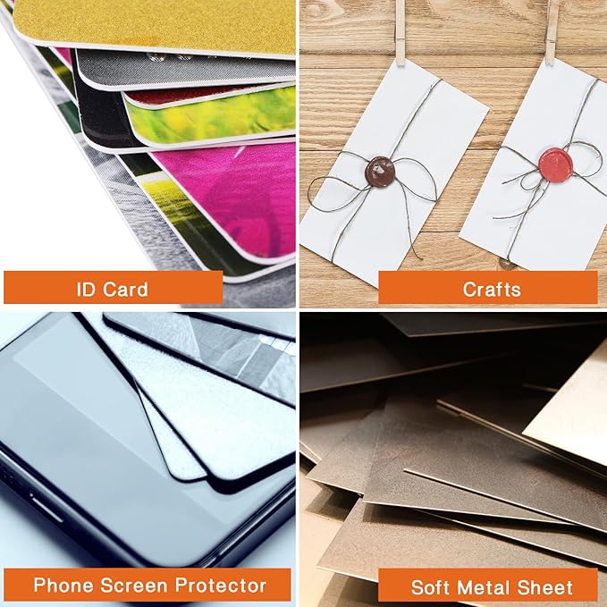 WILLBOND Corner Rounder Cutter Machine Heavy Duty Paper Punch Cutter with R6mm R10mm Interchangeable Dies Metal Corner Rounder Punch for Office, Business, Heavy Cardstock, Plastic, Aluminum Sheet