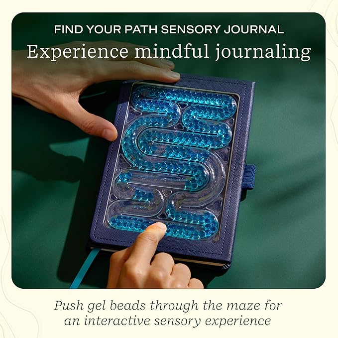 Lifelines Sensory Journal, Assorted 3-Pack Bundle - Fidget Ruled Notebook Journal with Interactive Tactile Cover & Embossed Patterns - 160 Page, Soft Cover Book Writing Journal