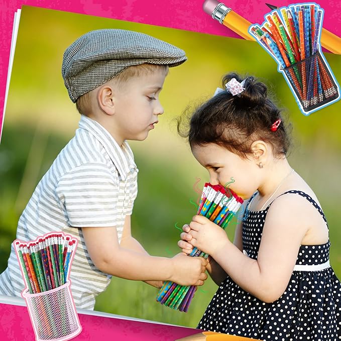 120 Pcs Scented Pencils Bulk for Kids Inspirational Motivational Cute Fun Fruit Wood Smelly Graphite Pencils with Erasers for School Classroom Office Students Girls Boys Gifts Supplies