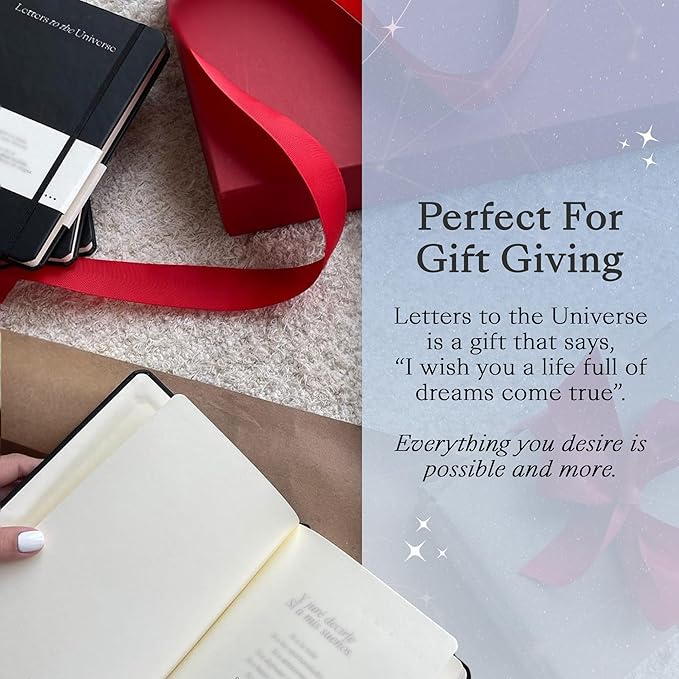 Daily Gratitude Journal (with 160 pages) | Letters to the Universe | Gratitude and Manifestation Journal | Thoughtful Spiritual Gift - English Version