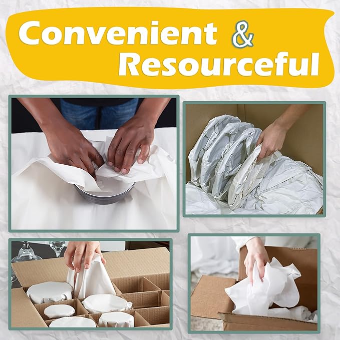 Newsprint Packing Paper Sheets for Moving - 650 Sheets of Newsprint Paper - Must Have in Your Moving Supplies - 27" x 17" - Made in USA