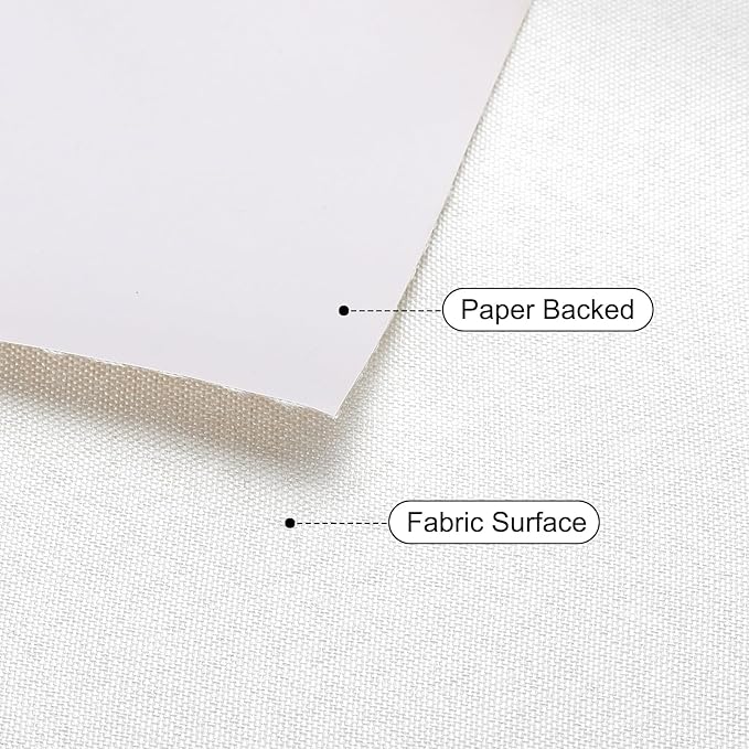 PATIKIL Book Binding Cloth, 51 x 11 Inches Book Cloth for Binding Repairing Fabric Surface Paper Backed Bookbinding Supplies, White