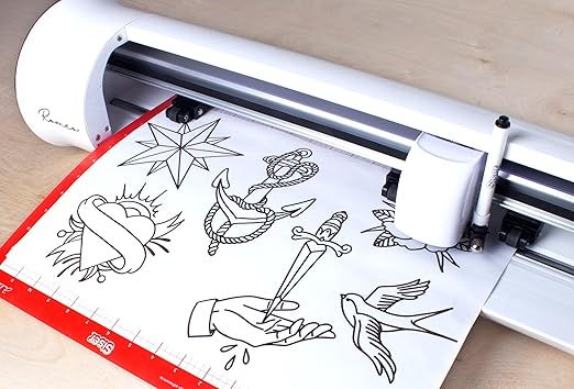 Siser Romeo Essential Bundle - 24" Professional Cutting Machine for Vinyl, Paper, and More – WiFi Compatible with Windows & Mac - Includes Leonardo Design Studio Software, Roll Holder Accessory