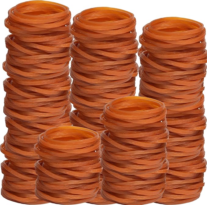 Rubber Bands Size#33 Natural rubber band 210pcs 0.4bl,Rubber Bands Office Supplies ((3-1/2 x 1/8 Inch)