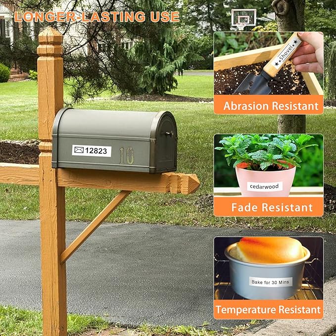 8Pack Compatible with Brother P Touch Label Tape 12mm 0.47 Laminated White TZe-231 TZe 231 TZe TZ Tape Refill Compatible with Brother P-Touch Label Maker PT-D210 PT-H110