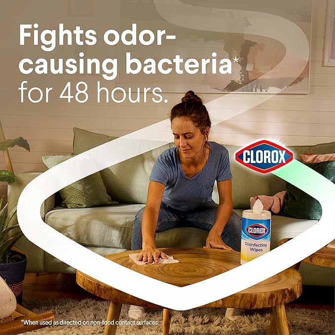 Clorox Disinfecting Wipes Value Pack, Bleach Free Cleaning Wipes, 75 Count Each, Pack of 4