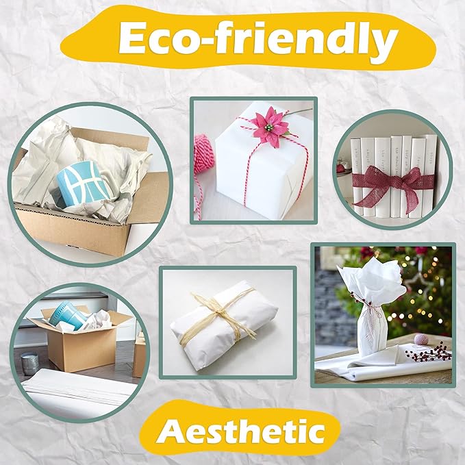 Eco Friendly - Newsprint Packing Paper Sheets for Moving - 500 Newsprint Paper Sheets for packing supplies -15 lb - 17" x 27" Moving Supplies Packing paper for Dishes and Glasses - Made in USA