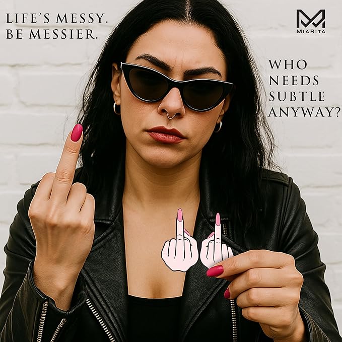 Badass Affirmation Jar – 60 Daily Motivational & Inspirational Badass Affirmations for Women, Inspirational Gifts for Women, Bestie, Miiddle Finger Gifts, Self Care Gift, Encouragement Gift