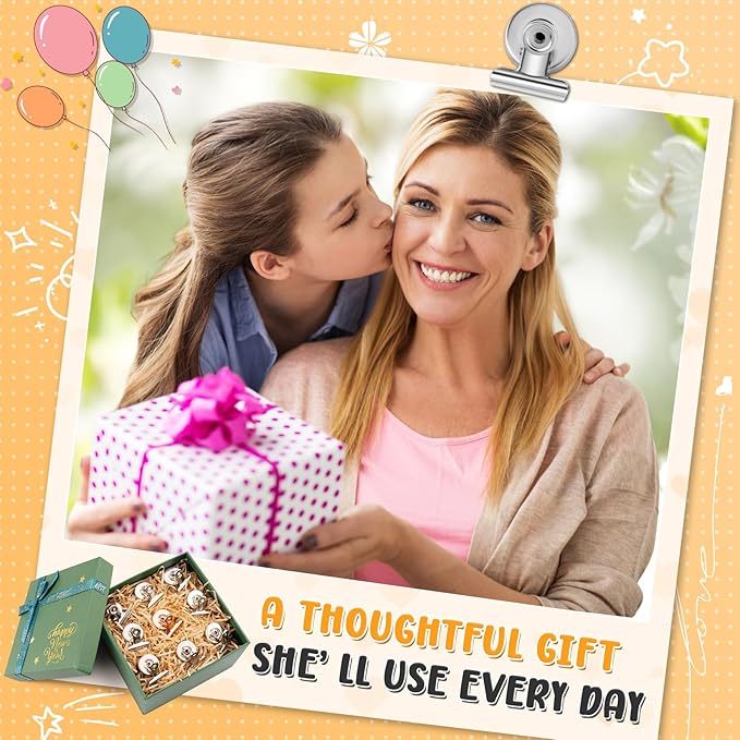 Grtard 24 Pack Magnetic Clips Heavy Duty, Magnet Clips for Fridge, Refrigerator Magnets with Clips, No-Scratch Strong Magnetic Clips for Refrigerator, Whiteboard, Cruise Cabins, Locker