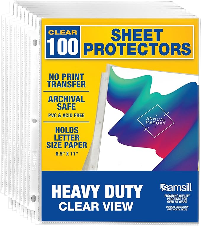 Heavy Duty Sheet Protectors