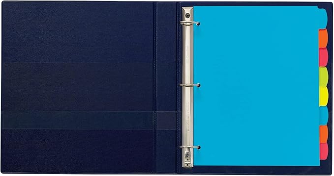 Avery Big Tab Write & Erase Durable Plastic Dividers for 3 Ring Binders, 8-Tab Sets, Bright Multicolor, 24 Sets, 192 Divider Tabs (16130)