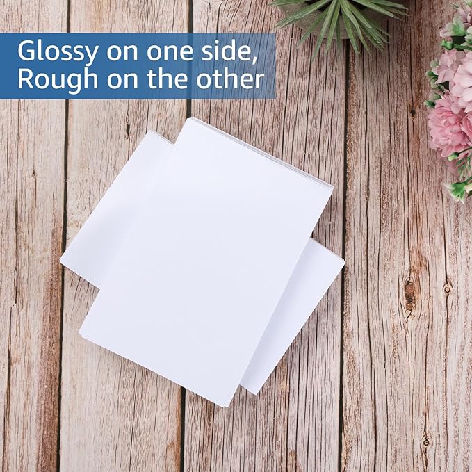 ZBEIVAN 4x6 Photo Paper, Glossy Photo Papers 200 Sheets, 4 x 6 Inkjet Printer Photo Paper for Dye Ink, 200 GSM