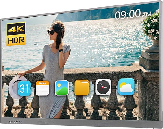 SELFIE CAT 55'' Large Smart Digital Whiteboard for Office Classroom, Interactive Smart Board White Board for Electronic Presentation Meeting, Touchscreen Boards on Classroom Office Video Conference