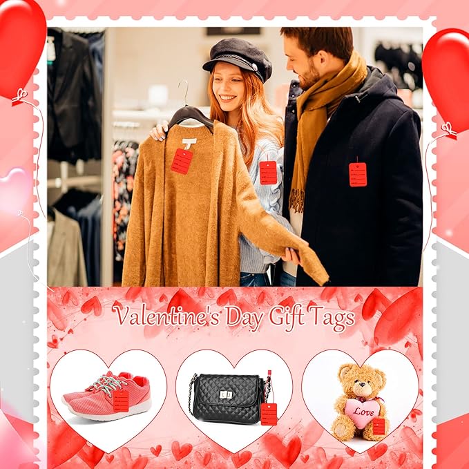 Chumia 3576 Pcs Stitch Tag Gun for Clothes, Quick Clothing Fixer, Tagging Gun with 3000 Barbs, 5 Needles and 100 Price Tags, Sewing Kit for Retail Stores, Garage Yard Sales(Red)