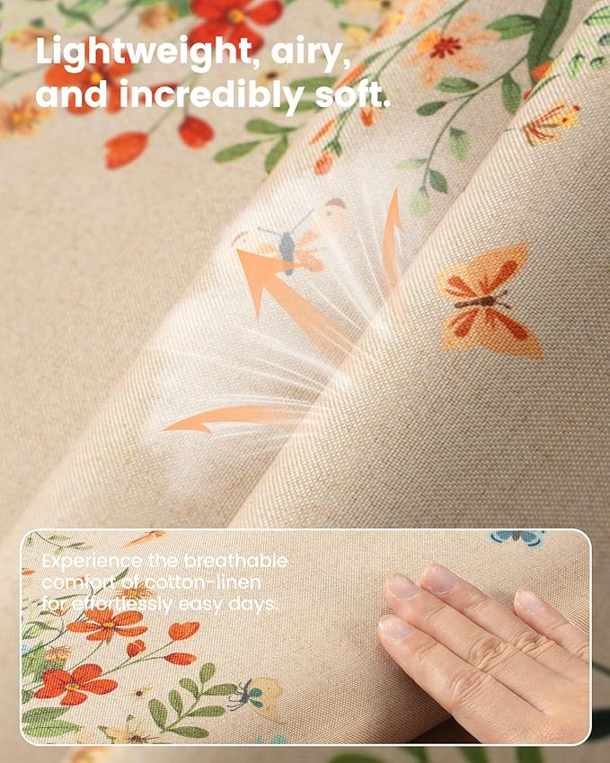 iCasso Desk Cover Mat, Extra Large Floral Mouse Pad,Desk Matt for Desktop Protector, Anti-Slip XXL Big Mousepad with Stitched Edges for Laptop Computer Keyboard(Apricot)