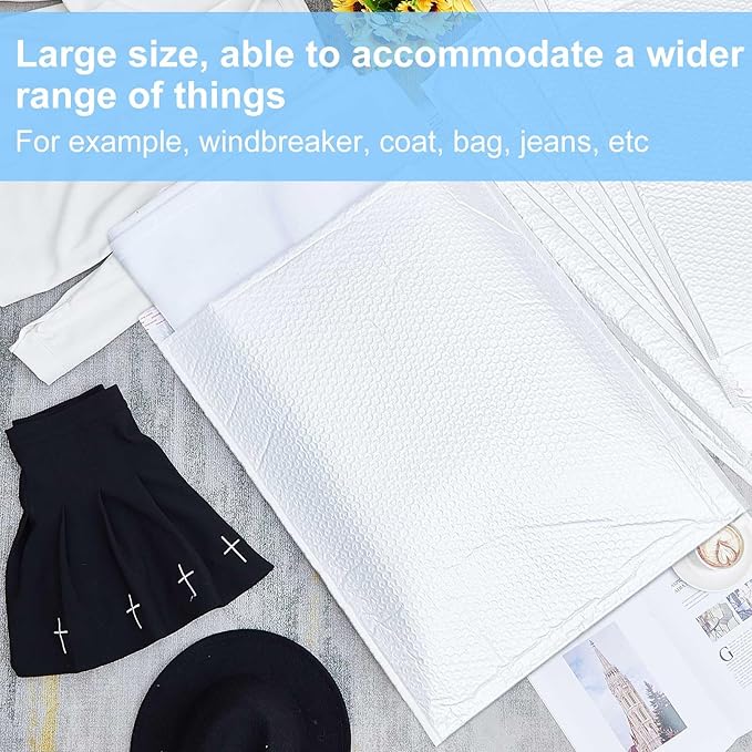 Ireer 5 Pack Extra Large Bubble Mailers 28 x 35.5" Poly Padded Envelopes Cushioned Mailing Envelopes Bubble Padded Mailers Self Adhesive Waterproof Shipping Bags for Business Gift Packaging