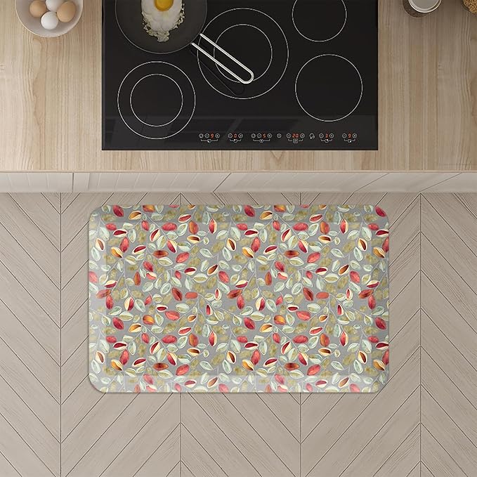 GelPro Anti-Fatigue Designer Comfort Kitchen Floor Mat Orchard Sultry Grey 20x32