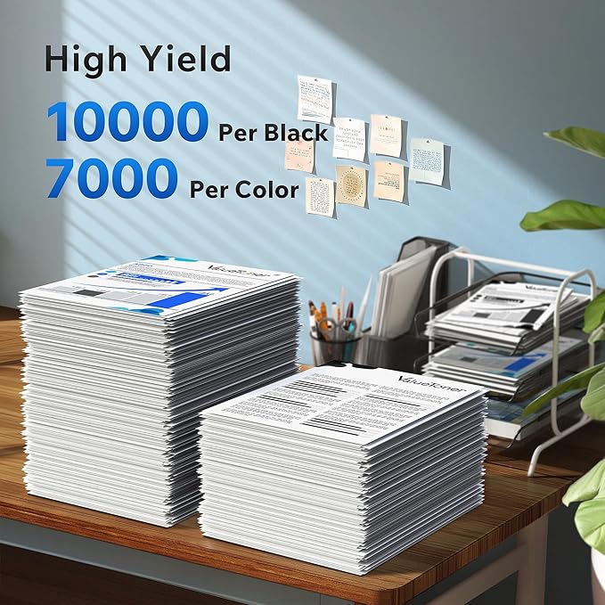 Valuetoner Toner Cartridges Compatible for HP 507X 507A CE400X CE401X CE402X CE403X High Yield for Enterprise M551 M551n M551dn M551xh M570dn M570dw M575f Printer (4-Pack Black Cyan Yellow Magenta)