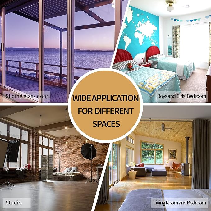 BONZER Room Divider Curtain Total Privacy Wall Noise Reducing Wide Blackout Curtains for Bedroom Living Room, 84L x 70W Inch (7L x 5.8W ft), 1 Panel, Teal