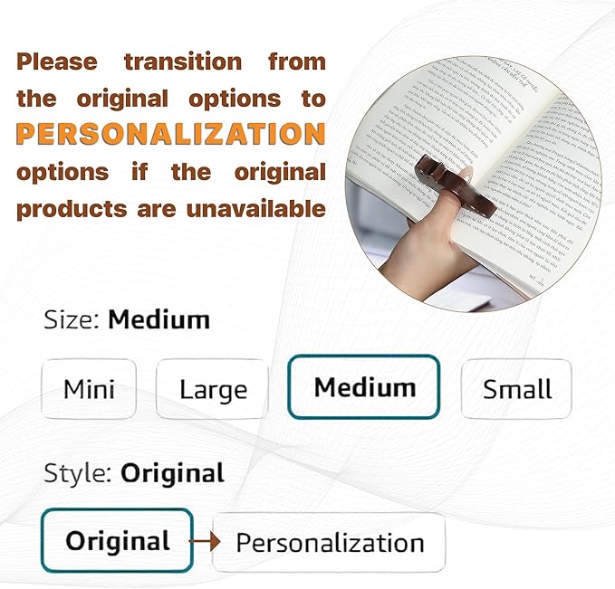 Cat Book Page Holder, Smooth Finish Walnut Wood Book Holder for Reading, Ideal Book Reader Gifts & Reading Accessories,Book Worm Gifts for Women, Thumb Book Page Holder - Book Lovers & Literary Gifts