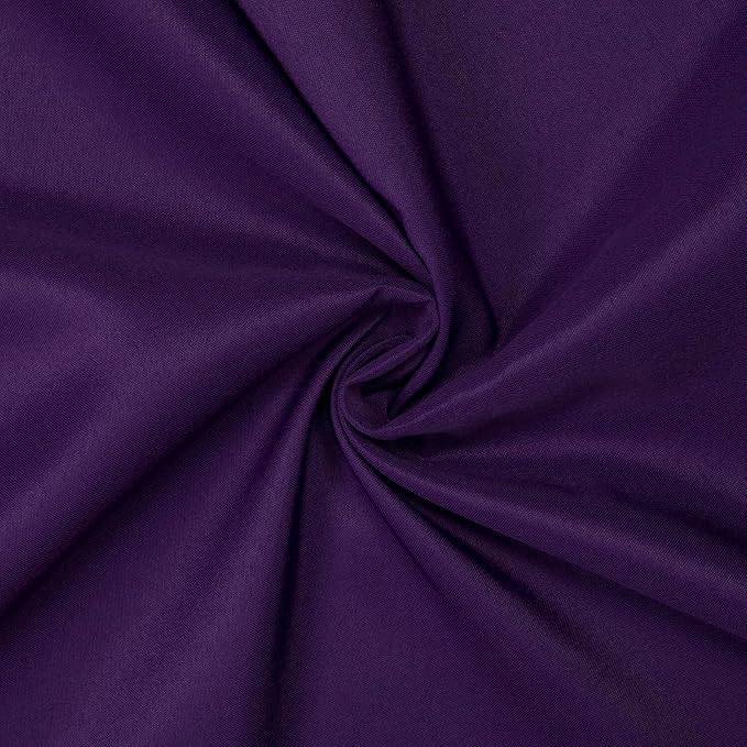 Gee Di Moda Rectangle Tablecloth - 90 x 156 Inch Purple Table Cloth for 8 Foot Table with Floor-Length Drop - Heavy Duty Washable Fabric - 8 Ft Buffet Table, Holiday Party, Wedding & Baby Shower