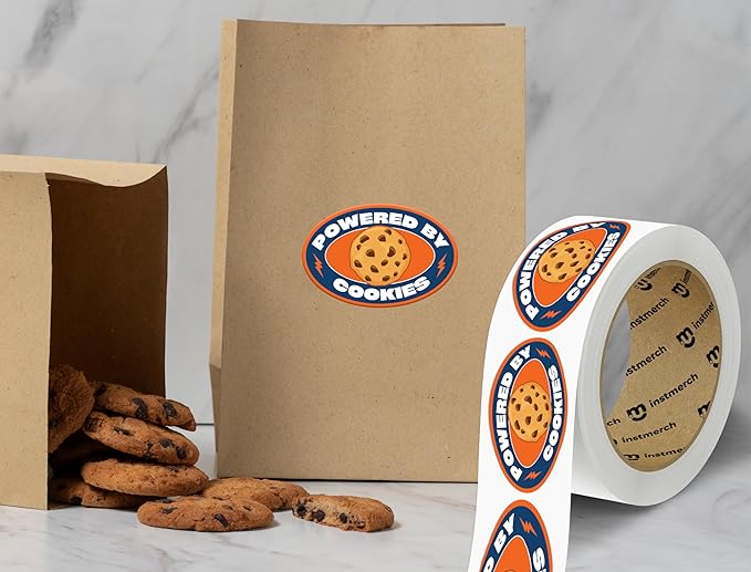 Custom Sticker Roll Labels — Logo Stickers Customized Labels — Custom Stickers for Business Logo (Oval)