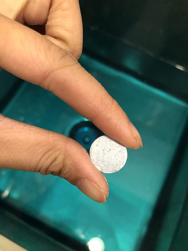 Steramine Sanitizer Tablet w/ 15x QT-10 Test Strips, Multi Purpose Sanitizing Tablet for Food Contact Surface, Kitchen, Restaurant, Steramine Sanitizer Tab for Food Service by FryOilSaver(150 Tablets)