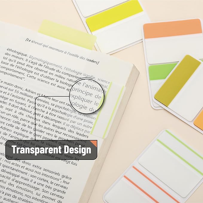 Mr. Pen Sticky Index Tabs - 500 Pcs, 21 Sets, Colorful Page Markers for Binders, Books, & Notebooks