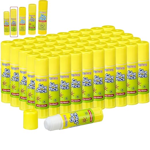 300 Pcs White Glue Stick Washable Glue Stick for Crafts Home School Classroom Students Teachers Employees Scrapbooking Crafting Supplies, 0.32 Ounce