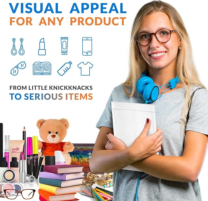 ABC PACK & SUPPLY White Kraft Bubble Mailer Envelopes, 12.5 x 18 Inches. 100 Pack Mail Padded Envelopes Self Seal. Kraft Bubble Mailers. Tear-Resistant Mailing Envelope Padded. Sturdy Paper Mailer