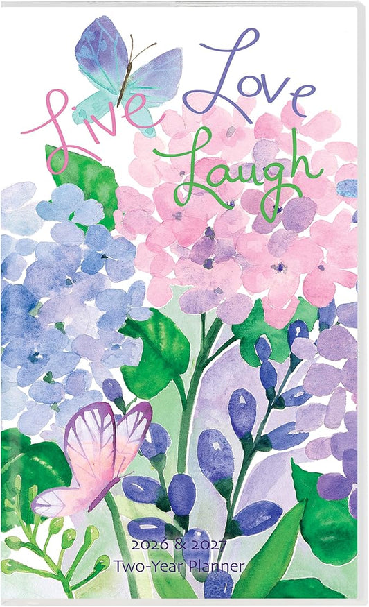 Graphique 2 Year Pocket Planner | 29 Month Organizer, Aug. 2025 – Dec. 2027 | Monthly Calendar & Notes Spreads | Marked Holidays | Live Love Laugh | 3.75” x 6"
