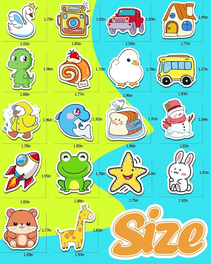 100 PCS Water Bottle Stickers for Kids Teens Girls, Aesthetic Cute Vinyl Waterproof Vsco Cool Stickers, Laptop Bulk Skateboard Computer Classroom Sticker Packs for Students Teachers