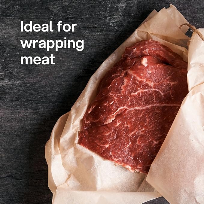 Kenley Butcher Paper Dispenser - Large Holder and Cutter for Wrapping Butcher Craft Freezer Paper Roll 18 Inch - Wall Mount or Tabletop - Carbon Steel Non-Slip Cutter with Serrated Blade - Easy to Use