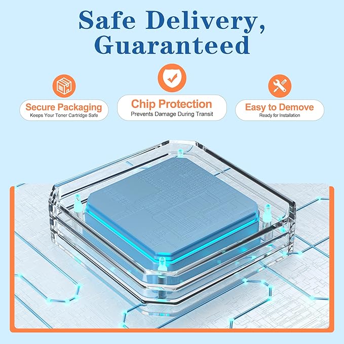 414A Toner Cartridges 4 Pack Compatible with HP 414A W2020A 414X W2020X Toner (with Chip) Works for Pro MFP M479fdw M454dw M454dn M455dn M479fdn Printer (1BK+1C+1M+1Y)