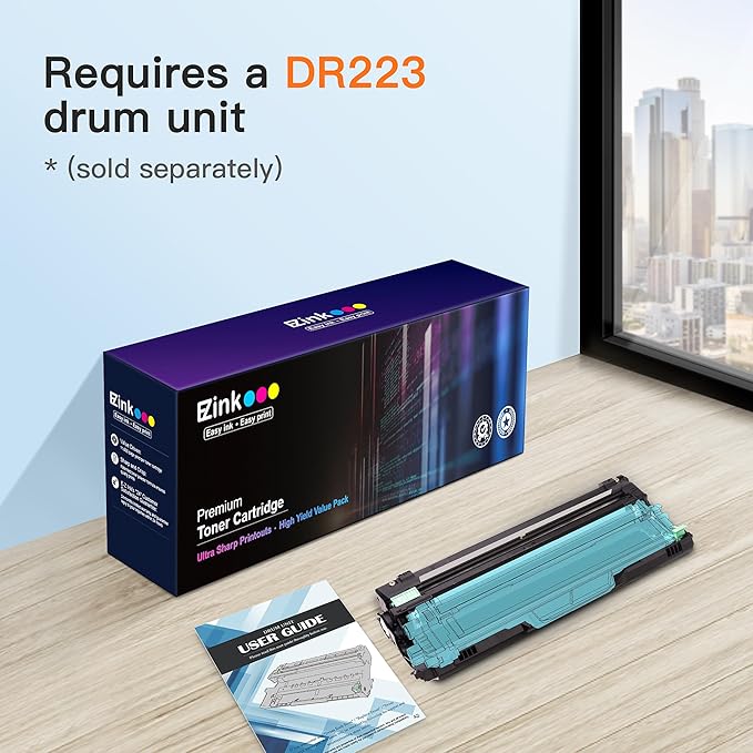 E-Z Ink TN-227 TN227 Compatible Toner Cartridge Replacement for Brother TN227 TN-227 TN227BK/C/M/Y High Yield to use with HL-L3270CDW HL-L3230CDW HL-L3210CW HL-L3290CDW MFC-L3710CDW (5 Pack)