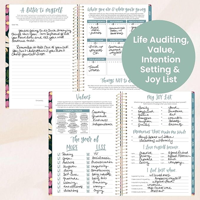 bloom daily planners 2026 Planner (January - December) Calendar Year Organizer - 5.5” x 8.25” - Weekly & Monthly Agenda Book with Stickers & Bookmark - Blooming Wildly