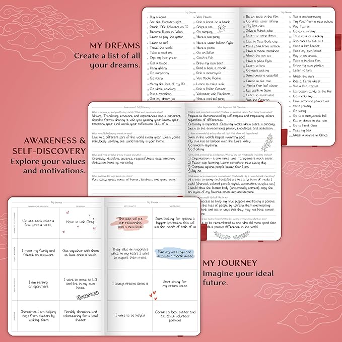 Legend Planner PRO – Deluxe Weekly & Monthly Life Planner to Increase Productivity and Hit Your Goals. Time Management Organizer Notebook – Undated – 7 x 10" Hardcover + Stickers – Wine Red