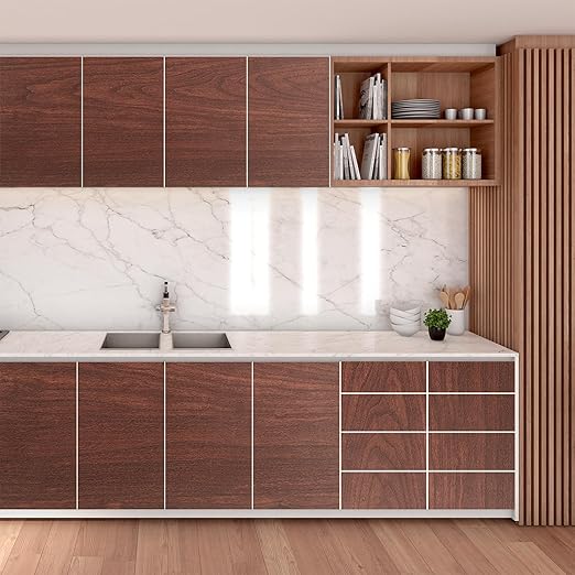 GSCIT Club Wood Grain Repair Tape, 15.7 inch X 25ft Self Adhesive Cherry Grain Repair Patch for Tables, Chairs, Baseboards, Doors, Windows, Floors, Handicraft DIY.