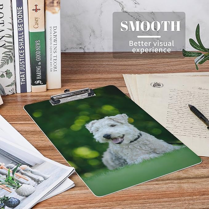 Personalized Double-Sided Custom Clipboard - Add Your Photo, Text - Simple Fashion Clipboard for Paper Documents, Notebooks, Magazines, Photos, Stamps