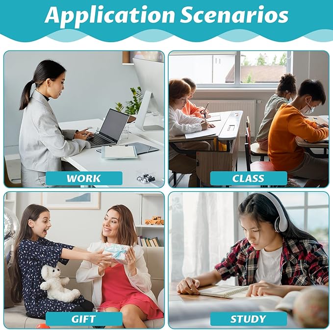 simarro 48 Pack White Correction Tape, 0.2 Inch x 39.4 Feet Easy To Use Classroom Correction Tape Wipe out Applicator Translucent Dispenser Shows for School Office Note Journal