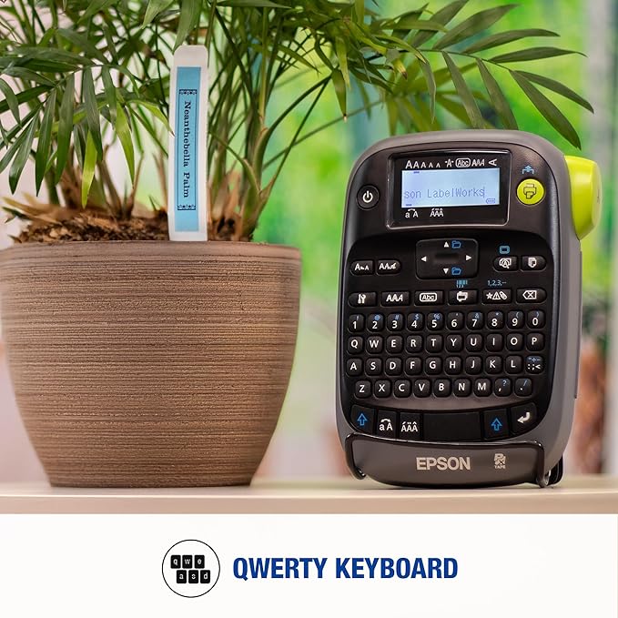 LABELWORKS Epson LW-PX300 Industrial Label Maker for Office – Compatible with Stickers, Magnets, and Shrink Tube, Portable Handheld Design, Label Maker and Tape Only