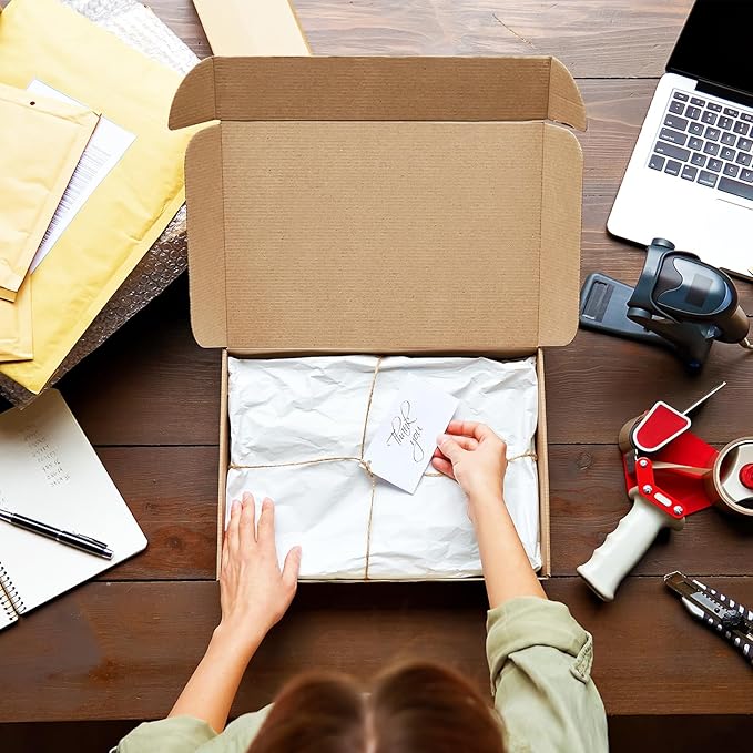 Eupako 12x9x3" Brown Shipping Boxes Corrugated Box Mailers 20 Pack Cardboard Shipping Boxes for Small Business, Mailing