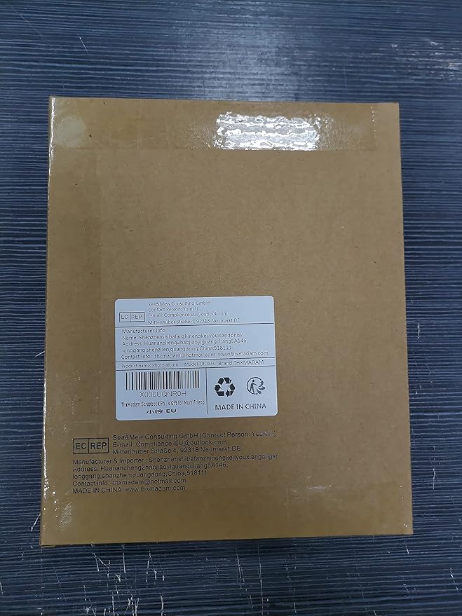 ThxMadam Navigation Scrapbook Leather Photo Album Vintage Wedding Guest Book Memory Book with 60 Black Pages Present for Valentines Anniversary Mother’s Day Birthday Gift for Student Kids Friend