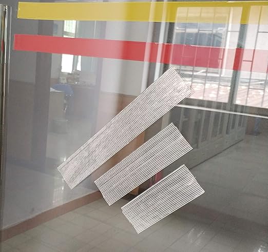 BOMEI PACK Mono Filament Strapping Tape, 2 Roll 2 Inch x 35 Yards 5.5 Mil, Heavy Duty Transparent Reinforced Fiberglass Tape