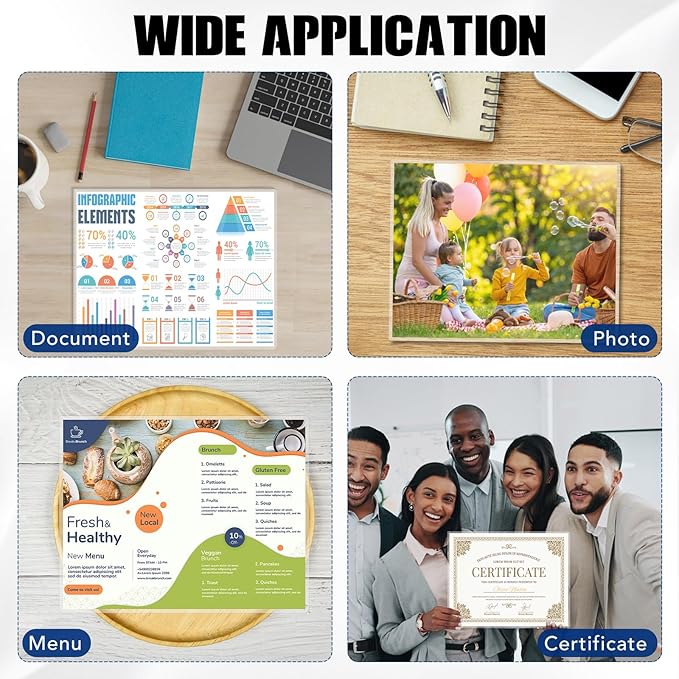 300 Pack Laminating Sheets, 3 Mil, 9 x 11.5 Inches Thermal Laminating Pouches Lamination Sheet Paper for Laminator, Clear, Letter Size, Office and School Supplies