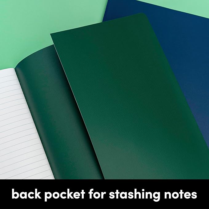 PAPERAGE Soft Cover Blank Journal Notebook, 2 Pack, (Blush), 100 Pages, Large 7.5 inches x 9.5 inches, Ideal for Sketch Book, Note Taking & Travel Journal