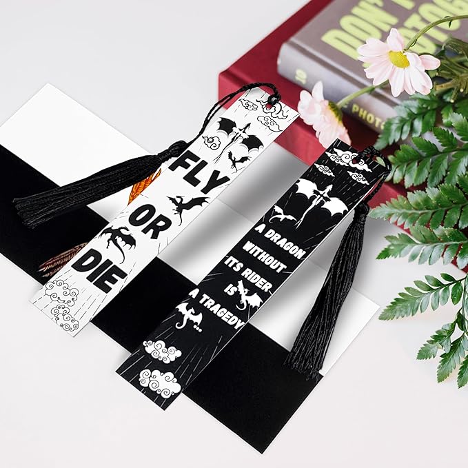 Metal Bookmark Dragon Bookmarks for Women Men Book Lovers Book Mark Set of 2 with Tassel Reading Book Accessories Book Marks for Reading Women Men Book Lovers Gifts