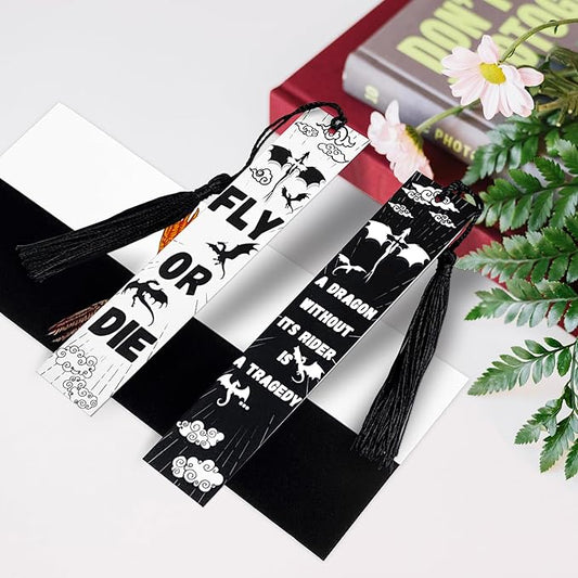Metal Bookmark Dragon Bookmarks for Women Men Book Lovers Book Mark Set of 2 with Tassel Reading Book Accessories Book Marks for Reading Women Men Book Lovers Gifts