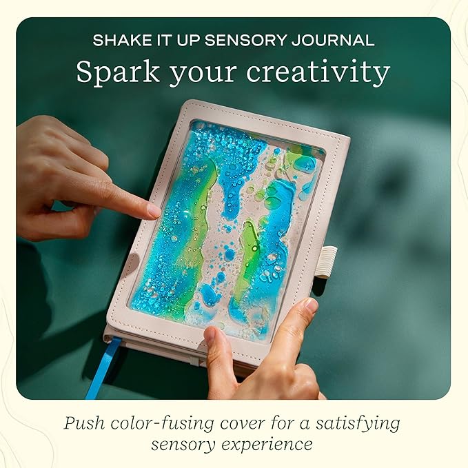 Lifelines Sensory Journal, Assorted 3-Pack Bundle - Fidget Ruled Notebook Journal with Interactive Tactile Cover & Embossed Patterns - 160 Page, Soft Cover Book Writing Journal