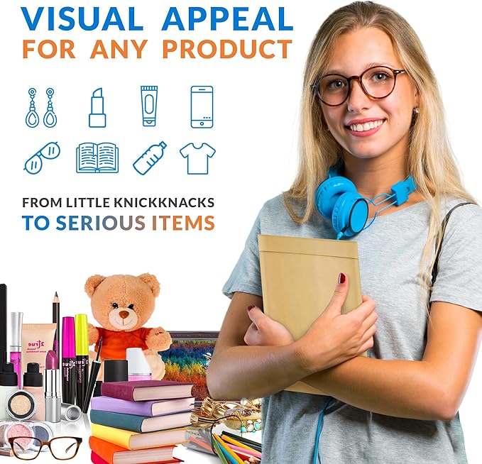 ABC PACK & SUPPLY Brown Kraft Bubble Mailer Envelopes, 10.5 x 15 Inches. 10 Pack Mail Padded Envelopes Self Seal. Kraft Bubble Mailers. Tear-Resistant Mailing Envelope Padded. Sturdy Paper Mailer